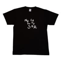 NEWS LETTER| Letter Logo Tee (Black)