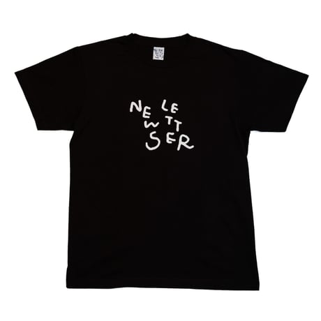 NEWS LETTER| Letter Logo Tee (Black)