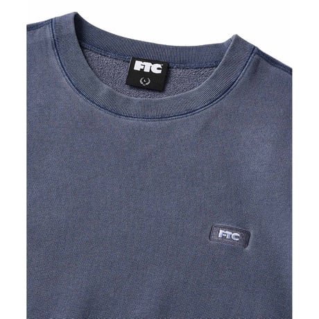 FTC | PIGMENT DYED SMALL BOX LOGO CREW NECK "NAVY" (FTC026SPSW05)
