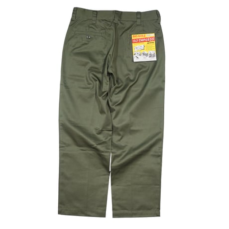 BIG MIKE / TC TWILL NO TACK CHINO WORK PANTS (OLIVE)