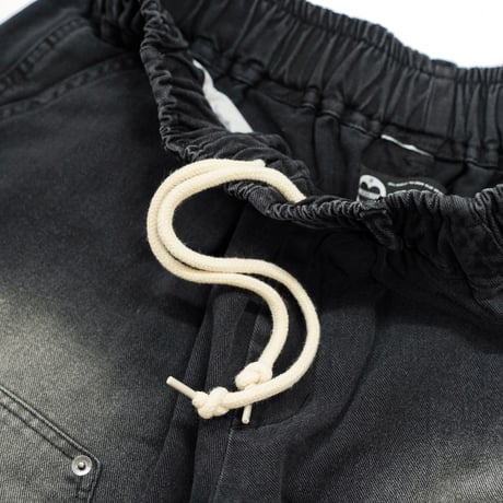 Time For Livin‘ / Double Knee Shorts (Black)