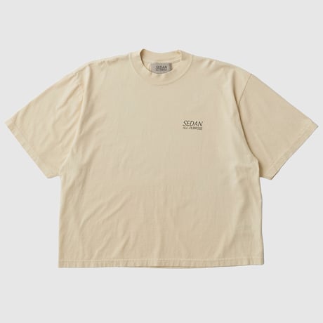SEDAN ALL-PURPOSE|Garment Dyed S/S Tee(Cream)