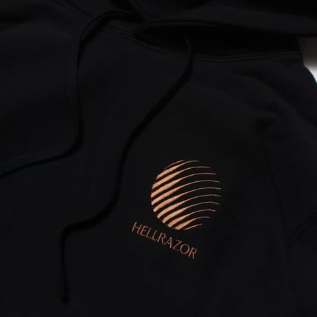 HELLRAZOR / LEAF PAISLEY LOGO PULLOVER HOODIE (BLACK)