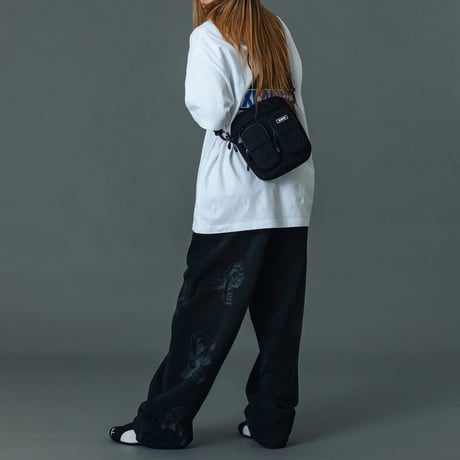 XLARGE | CANVAS TACTICAL SHOULDER BAG(BLACK)