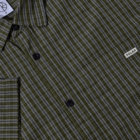 POLAR SKATE CO. / Mitchell Shirt (Black/Green)