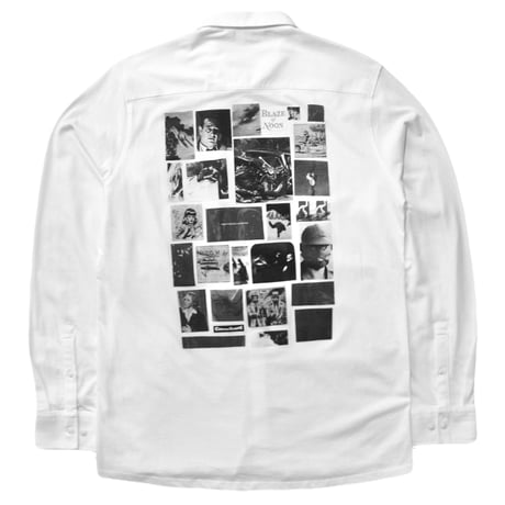 POETIC COLLECTIVE|Blaze of Noon Shirt(White)