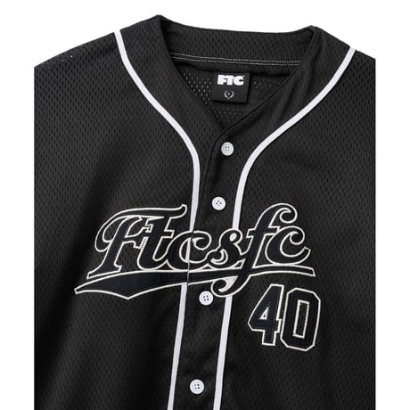 FTC | 40TH BASEBALL JERSEY "BLACK" (FTC026SUMSH04)