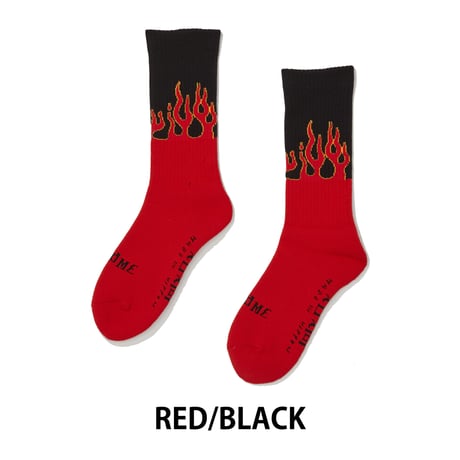 坩堝 (RUTSUBO) | FLAME SOCKS (RUTSUBO×I&ME）（2COLOR）