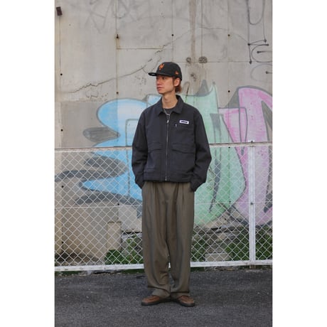 OBEY | FOSTER PLEATED LINEN PANT(SMOKEY OLIVE)