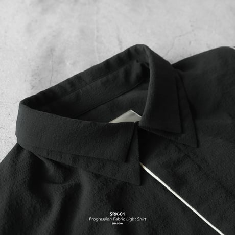 GOOPiMADE | “SRK-01” Progression Fabric Light Shirt(Shadow)