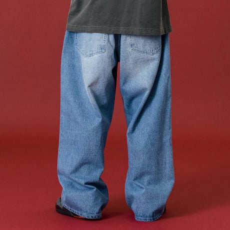 XLARGE | WASHED BAGGY DENIM PANTS(INDIGO)