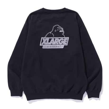 XLARGE | SLANTED OG CREWNECK SWEATSHIRT(BLACK)