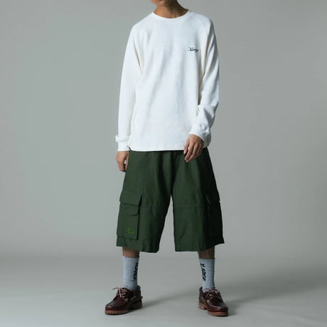 XLARGE | THERMAL L/S TEE(OFF WHITE)