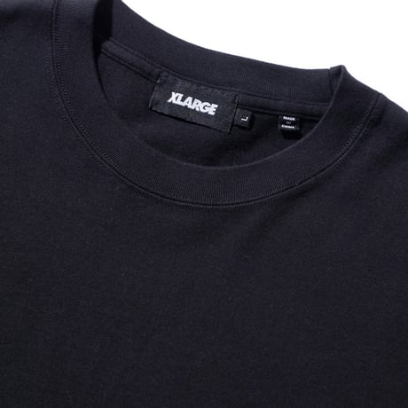 XLARGE | WAVEFORM S/S TEE(BLACK)