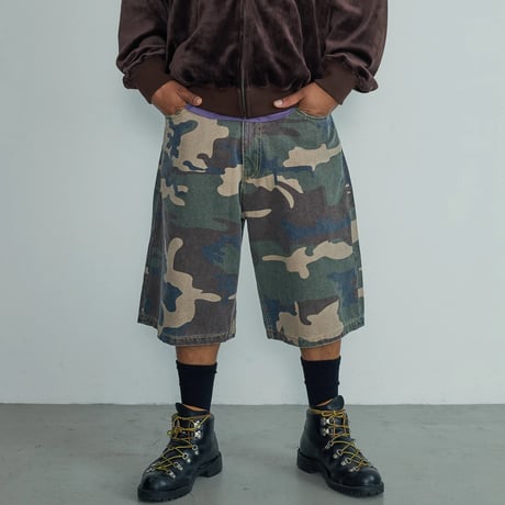 XLARGE | WASHED SHORT PANTS(CAMO)