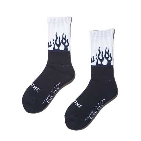 坩堝 (RUTSUBO) | FLAME SOCKS (RUTSUBO×I&ME）（2COLOR）