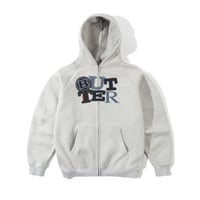 Butter Goods| Patchwork Zip-Thru Hood (Cemant)