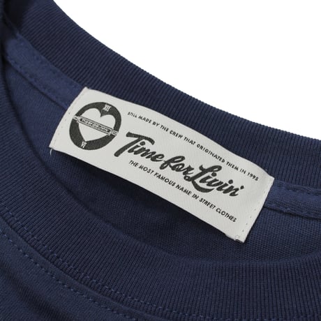 Time For Livin′ / ACADEMIC LOGO S/S TEE (NAVY)