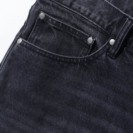 XLARGE | FADED DENIM PANTS(BLACK)