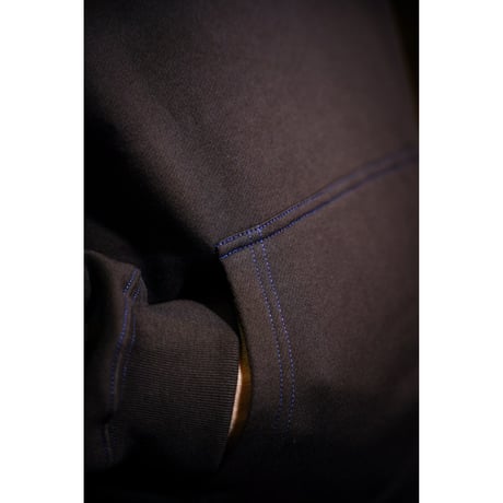 POLAR SKATE CO. / Contrast Dave Hoodie Crude Logo (Chocolate)