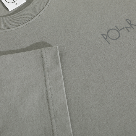 POLAR SKATE CO. / Contrast Tee - Stroke Logo (Grey)