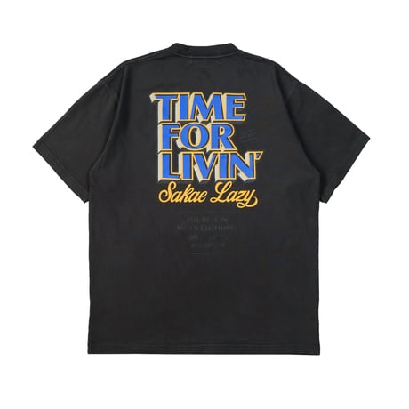 Time For Livin′ / Sign Painting S/S Tee (Black)