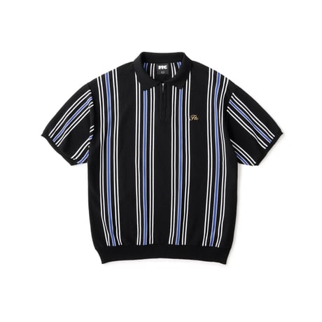 FTC | STRIPE KNIT POLO "BLACK" (FTC026SUMSH07)