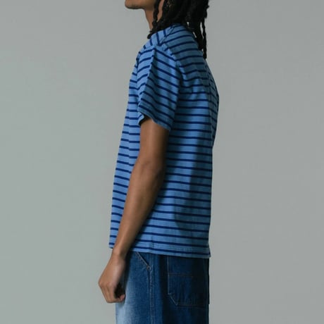 XLARGE | SLANTED OG STRIPE S/S TEE(BLUE)