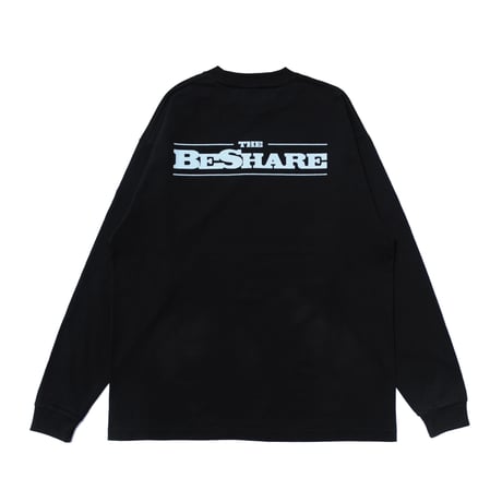 BE-SHARE|STORE LOGO L/S TEE (Black)