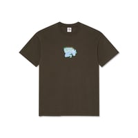 POLAR SKATE CO. / Tee - Shy Bow (Brown)