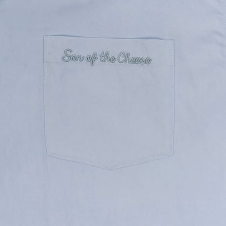 SON OF THE CHEESE |RAYON OPEN COLLAR SHIRT(SKY BLUE)