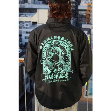 坩堝 (RUTSUBO) |UMA NYLON COACH JACKET（RUTSUBO×YU SUDA）(BLACK)