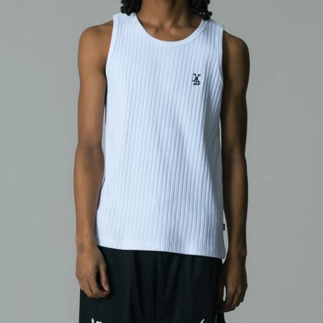 XLARGE | DROP NEEDLE RIB TANK TOP(WHITE)