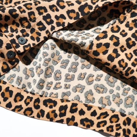 DEL MAR sportswear / 60S BOWLING SHIRT (LEOPARD)