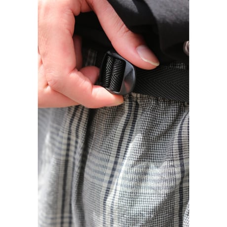 SEDAN ALL-PURPOSE| Cotton Linen Plaid Shorts(Olive Houndtooth)