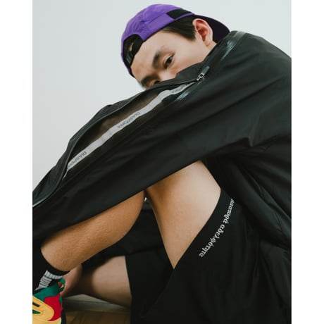 Diaspora skateboards / Wide Vent Track Jacket (Black)