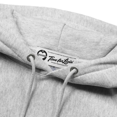 Time For Livin‘ / Jason Keam Made in LBC for T.F.L HOODIE (C.GREY)