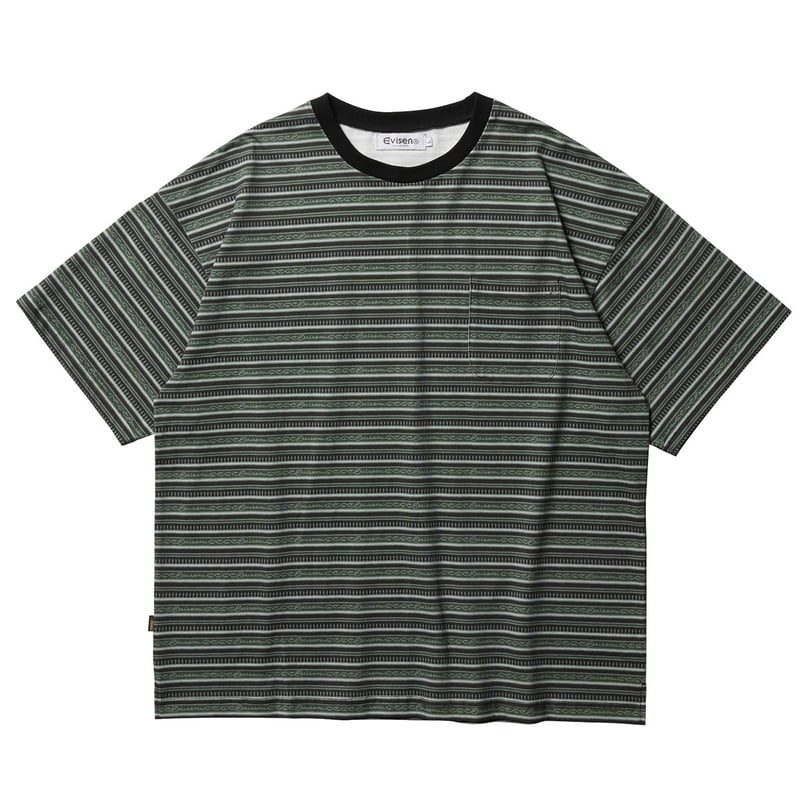 EVISEN SKATEBOARDSゑ®︎ |G.L.C BORDER TEE(Black) EVISEN SKATEBOARDSゑ®︎ |G.L.C BORDER TEE(Black)
