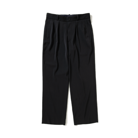 tone| TROPICAL WIDE SLACKS(NAVY)