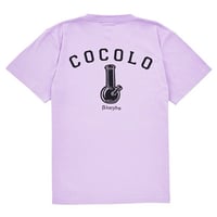 COCOLO BLAND / BACK BONG S/S TEE (LIGHT PURPLE)