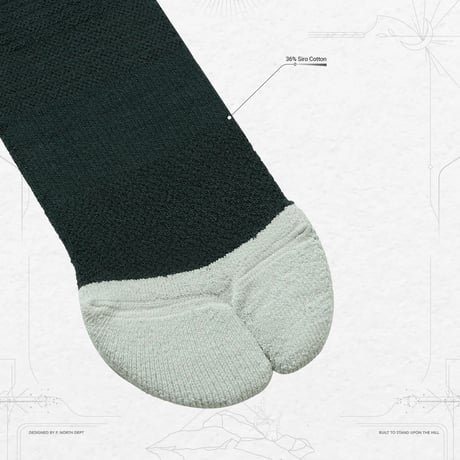 GOOPiMADE | “GKA-04” SOFTBOX Coolmax® Tabi Socks / Light (2color)
