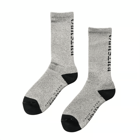 坩堝 (RUTSUBO) | MELANGE OG SOCKS（LIGHT GRAY）