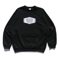 MIDNIGHT PAINTING SERVICE | Isolation/Unselfish crew sweat (Black)