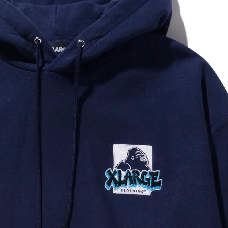 XLARGE | GRAFFITI PULLOVER HOODED SWEAT (BROWN)...