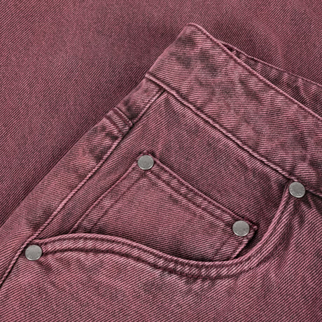 Dime / Baggy Denim Pants (Wine Washed)