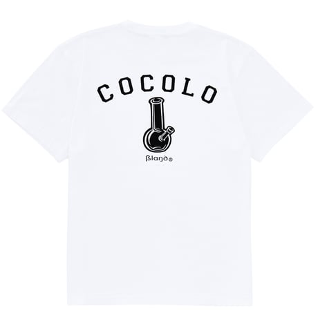 COCOLO BLAND / BACK BONG S/S TEE (WHITE)