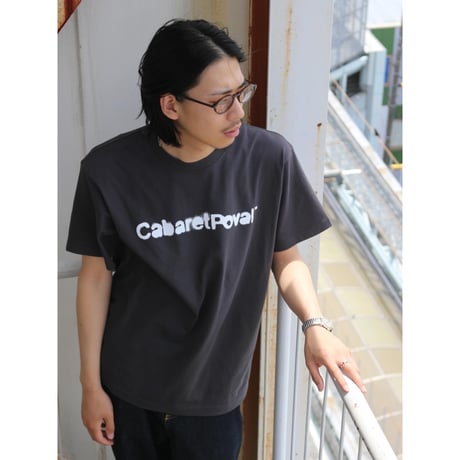CABARET POVAL | Stencil Logo Tee (Sumi)