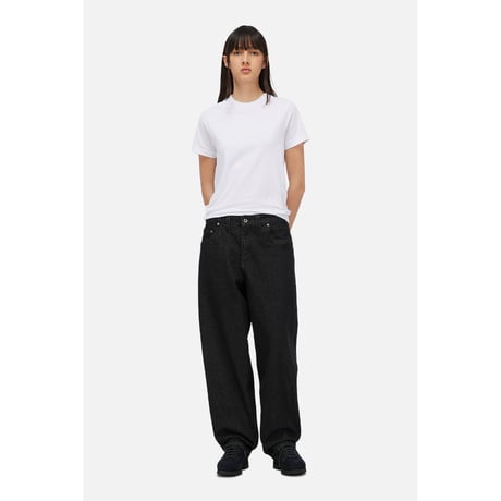 Dime / Baggy Denim Pants (Black Washed)