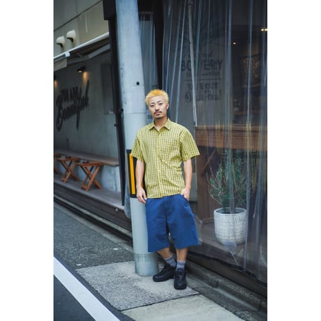 POLAR SKATE CO. / Mitchell Shirt (Lemon/Black)