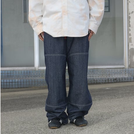GRAMICCI | JAPANESE CHAMBRAY DOUBLE KNEE (NAVY)